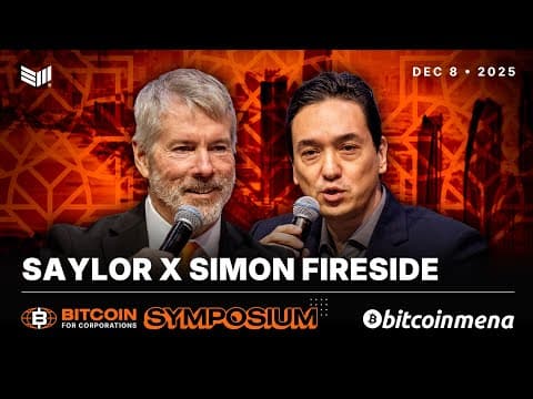 Michael Saylor and Simon Gerovich (Metaplanet) Fireside chat